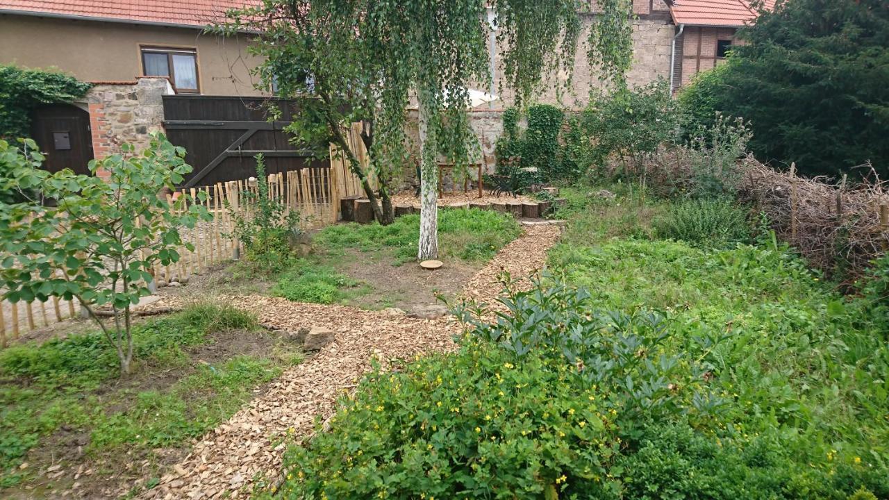 Huette Mit Herz Im Harz Meisdorf Exterior foto